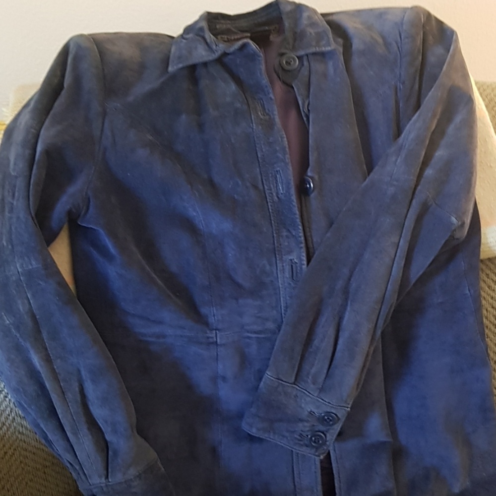 Blue Suede Jacket